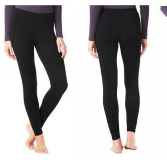 32 Degrees Pants - 32 Degrees HEAT Women's Base Layer Leggings Medium Weight Black Size Small